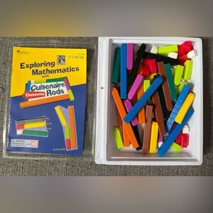 Exploring Mathematics Cuisenaire Connecting Rods Multicolor Educational Toy Set